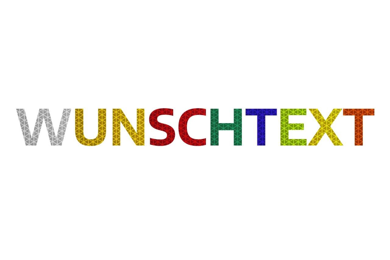 Buchstaben und Zahlen stark reflektierend