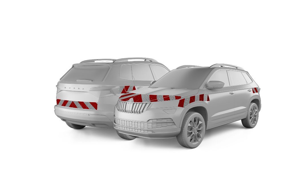 Skoda Karoq Warnmarkierung ab 2018