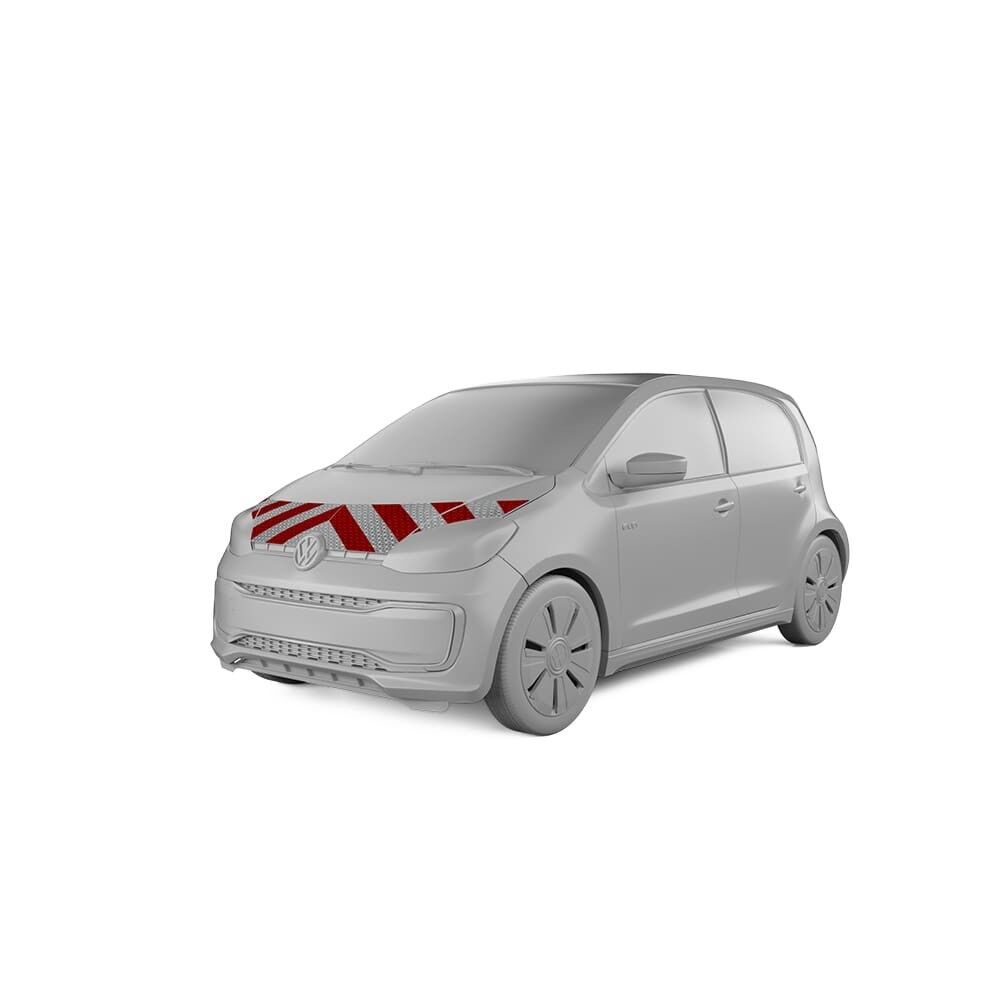 VW UP 5-Türer mit Frontwarnmarkierung, Baujahr 2016