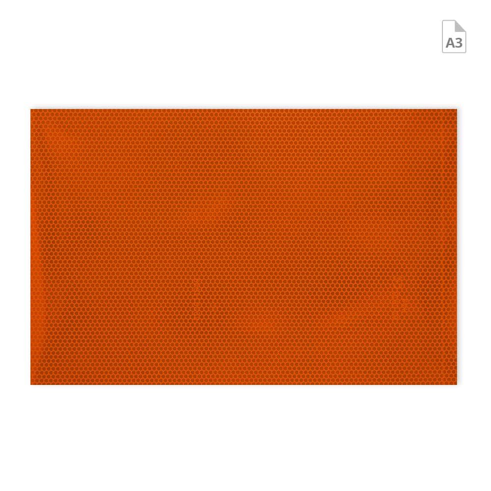 Zuschnitt Orafol ORALITE Reflexfolie 5910 DIN A3 orange