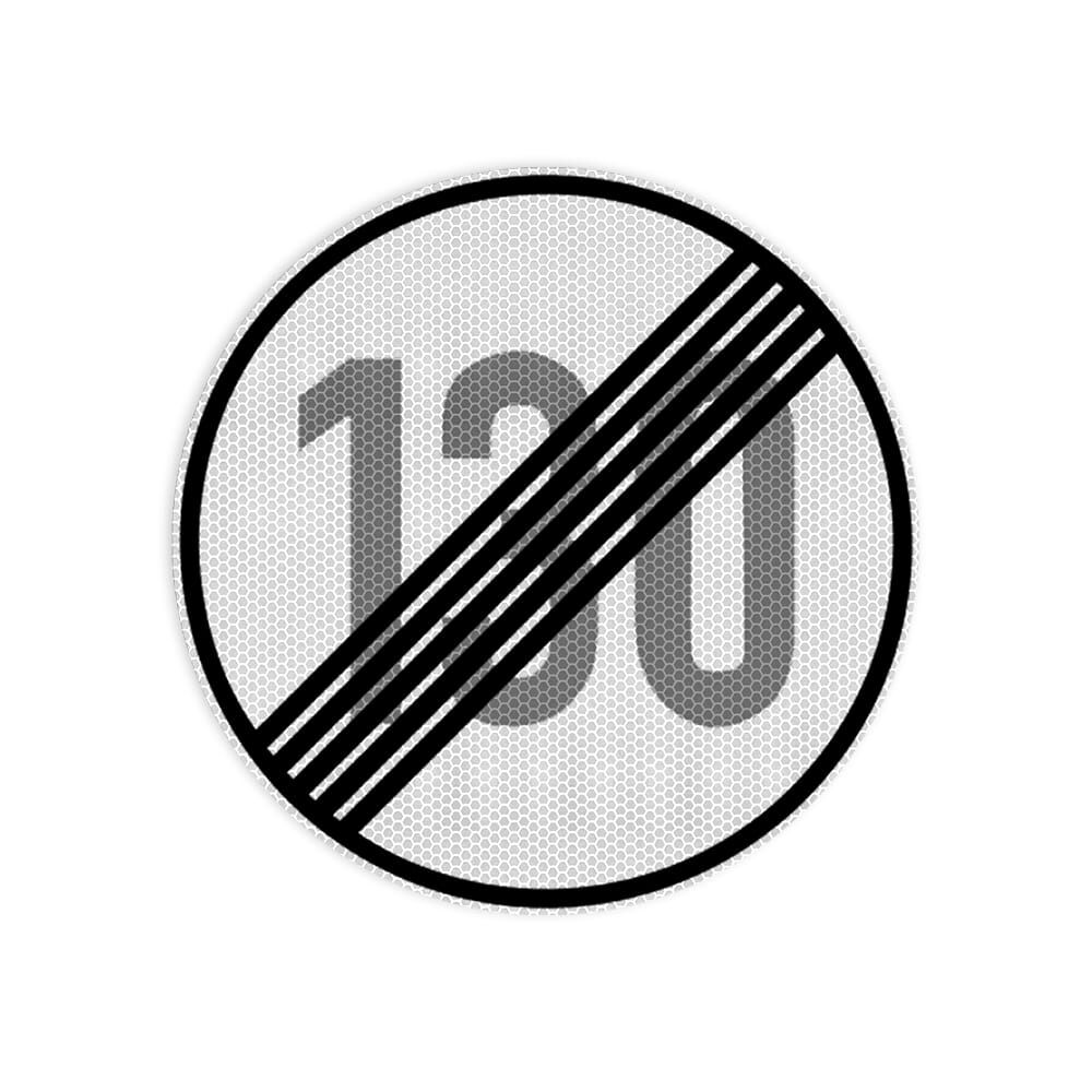 VZ 278-130 Ende der zulässigen Höchstgeschwindigkeit 130 km/ VZ 278-130 Ende der zulässigen Höchstgeschwindigkeit 130 km/