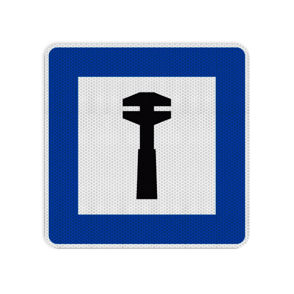 VZ 365-62 Pannenhilfe RA 2 600 x 600 mm 3 mm Dibond