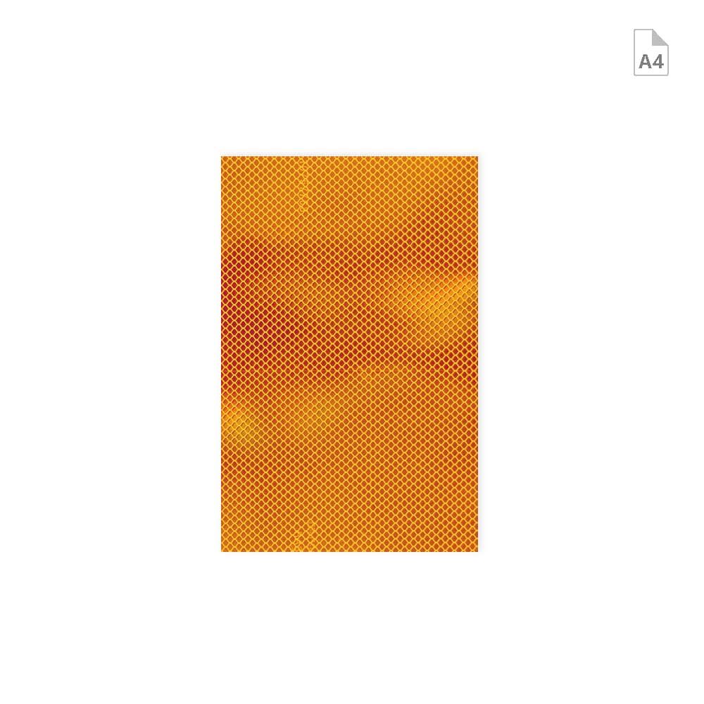 Zuschnitt Orafol ORALITE Reflexfolie 6910 DIN A4 gelb