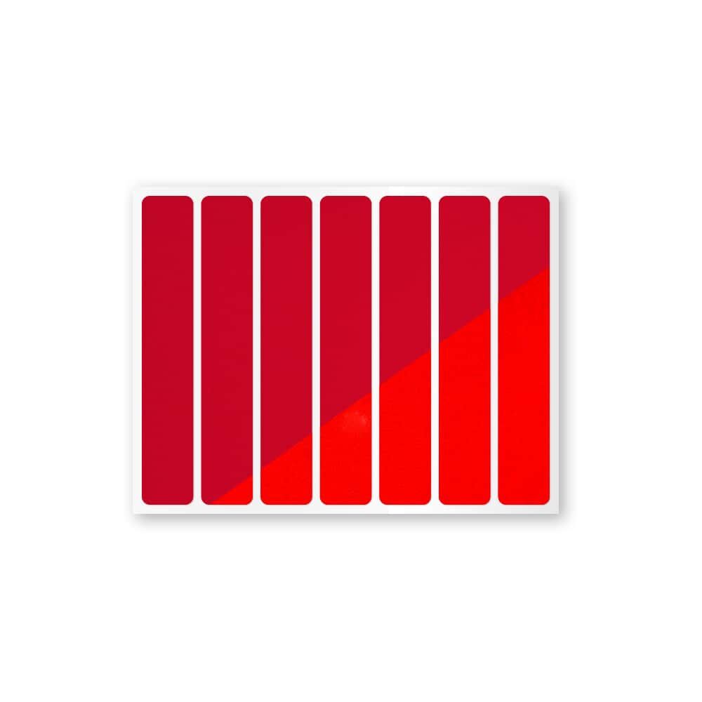 Reflexsticker Light Streifen rot