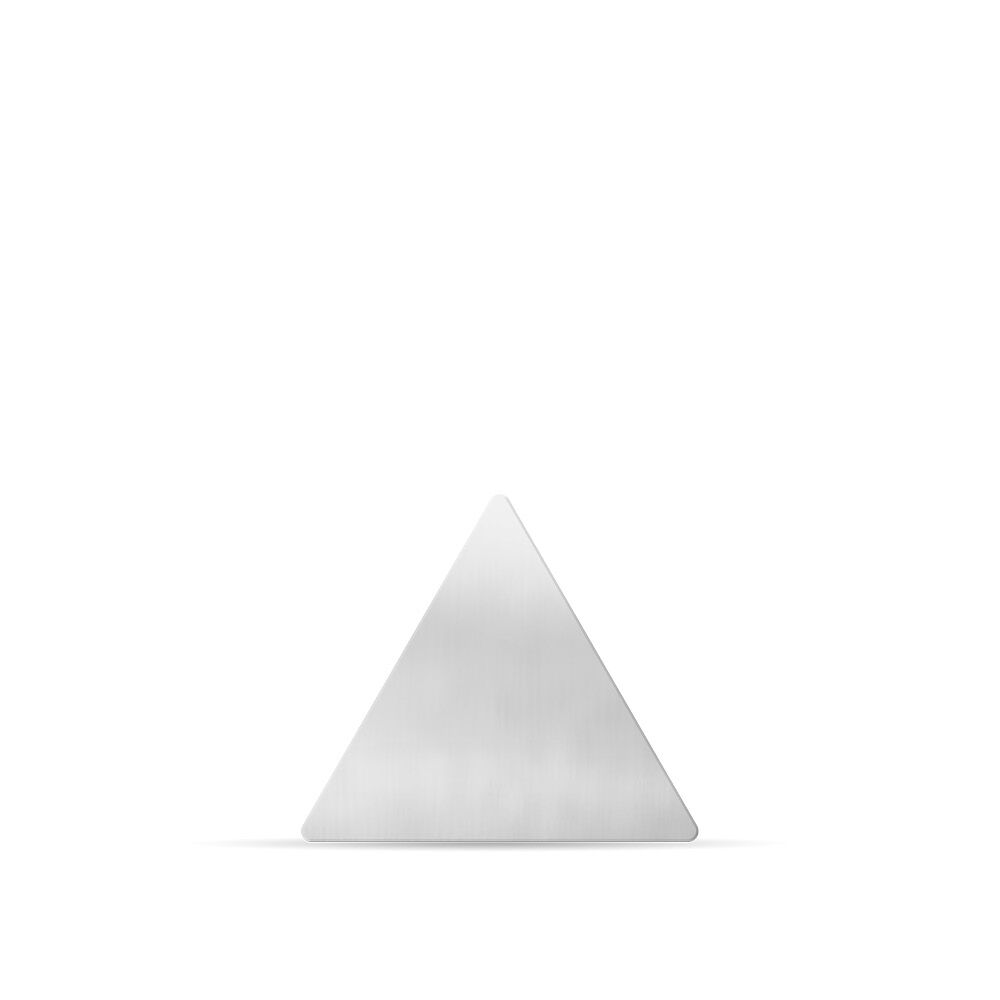 DIBONDtraffic Halbzeug Dreieck Seitenlänge 630 mm