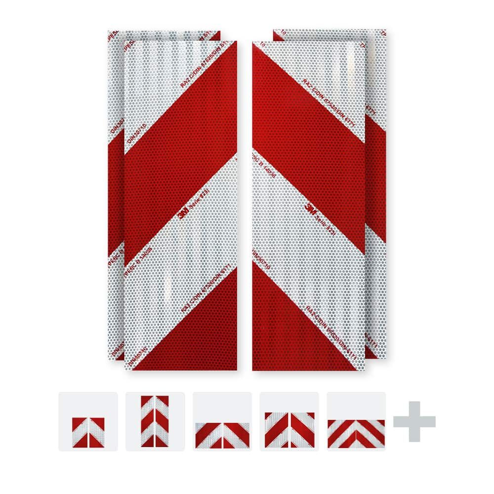 3M Kfz Warnmarkierung 823i Zuschnitte Set