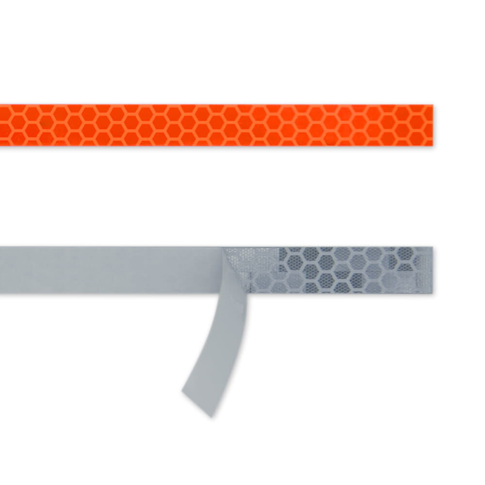 Avery Reflexband V-8000, 10 mm Streifen der Vorder- und Rückseite