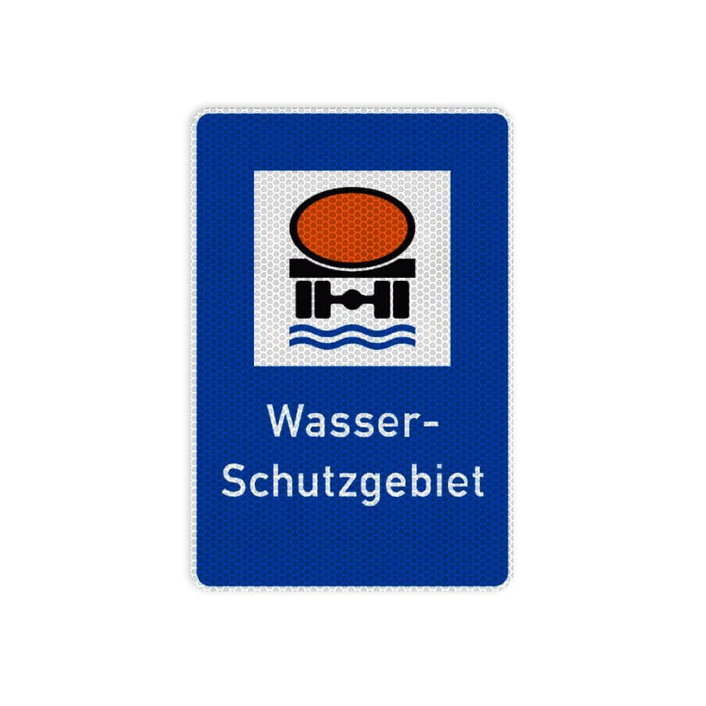 VZ 354 Wasserschutzgebiet RA 2 1260 x 840 mm 3 mm Dibond