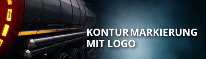 verschiedene Konturmarkierung mit Logo bedrucken lassen