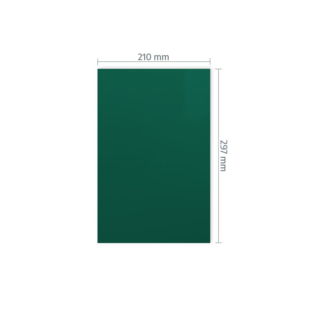 A4-Zuschnitt Orafol 5710 mit Maßangabe 210 × 297 mm