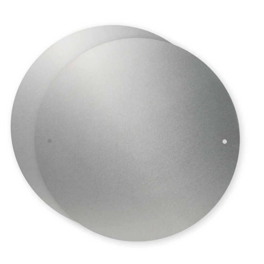 Untergrundplatte für Geschwindigkeitsschilder, Aluminiumverbundmaterial, optional mit zwei Bohrlöche