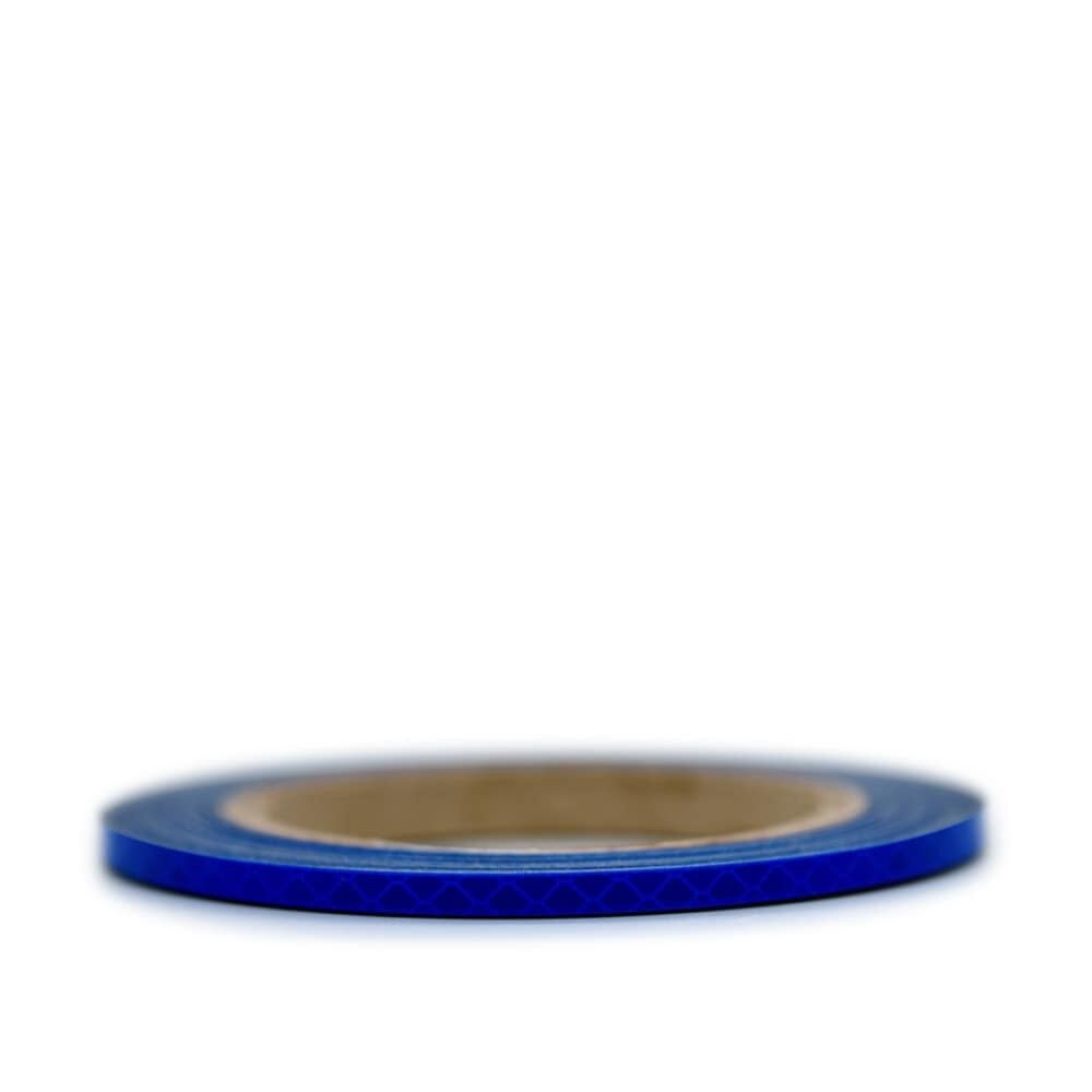 3M Reflexband 3430 blau, 5 mm Rolle, Frontansicht
