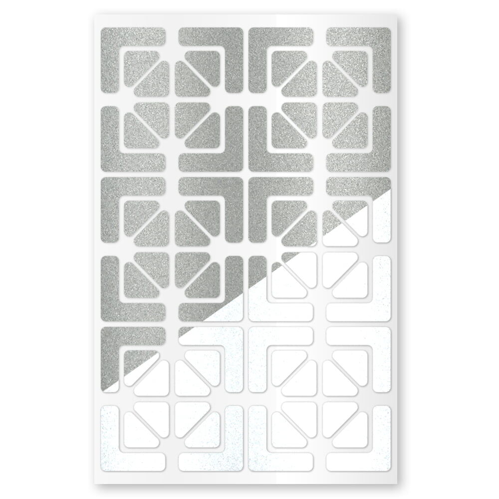 Reflexsticker Metallic #3-silber