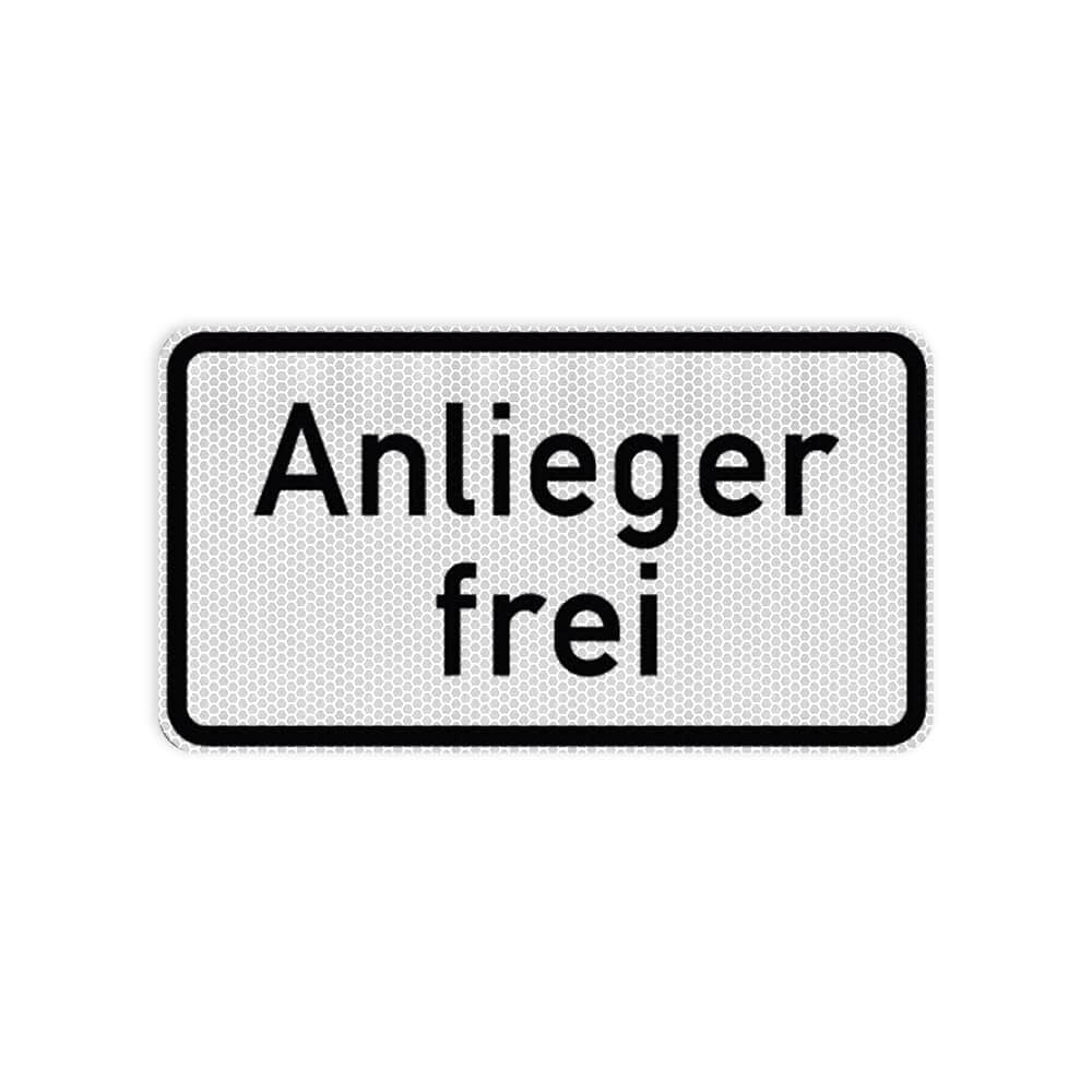 VZ 1020-30 Anlieger frei VZ 1020-30 Anlieger frei