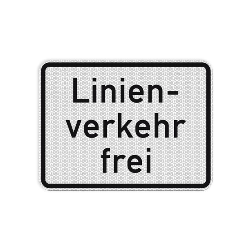 VZ 1026-32 Linienverkehr frei RA 2 315 x 420 mm 3 mm Dibond