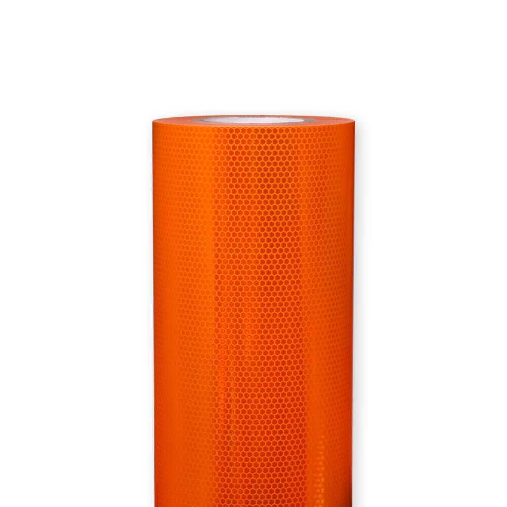 Orange ORALITE 5910-Rolle (610 mm), frontale Ansicht der Reflexfolie