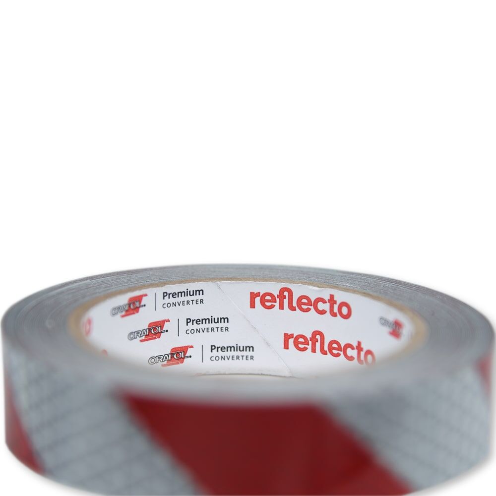 Innenseite einer 5931M Rolle mit reflecto / Orafol Premium-Converter-Aufdruck