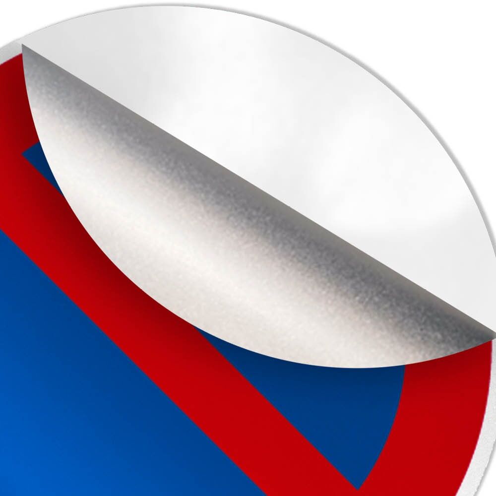 Detail: abziehbare Reflexfolie am Rand des Schilds „eingeschränktes Haltverbot“