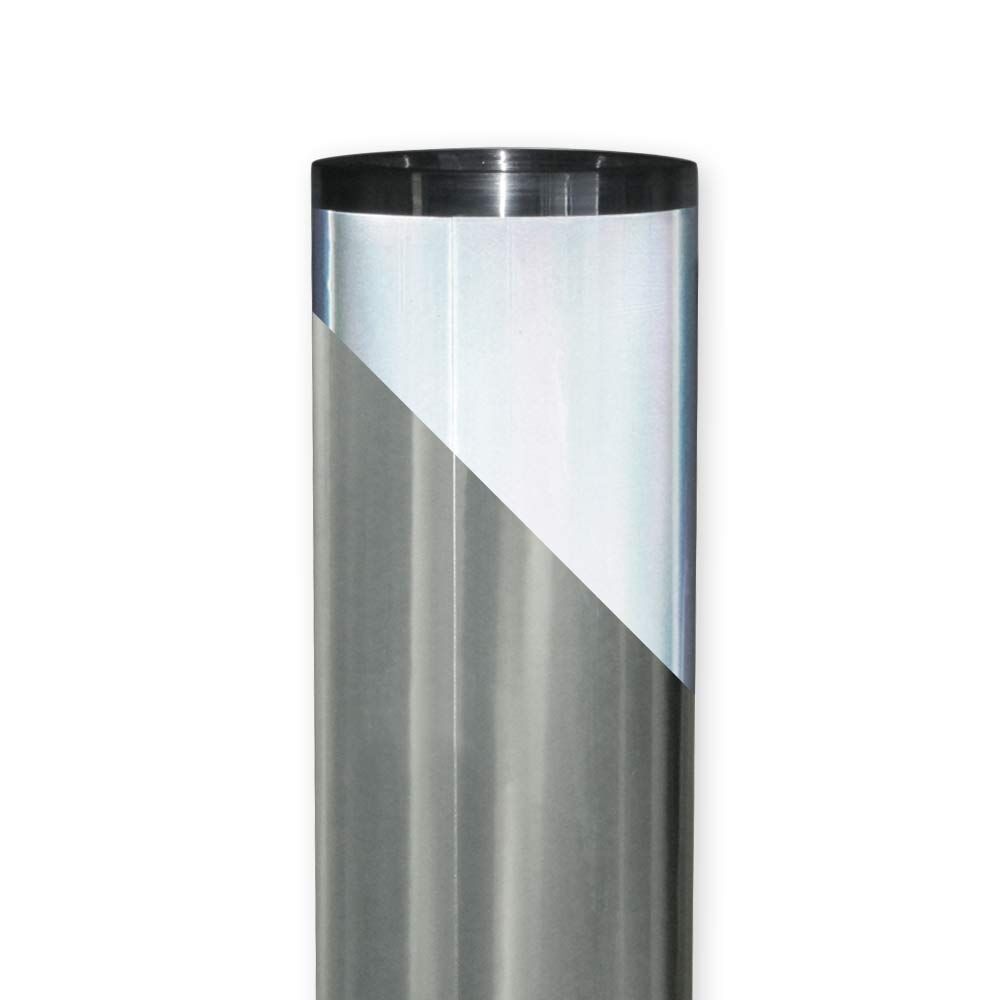 ORALITE Photoelectric Sheeting 3010 Rolle, Vorderseite halb reflektierend / halb silbergrau