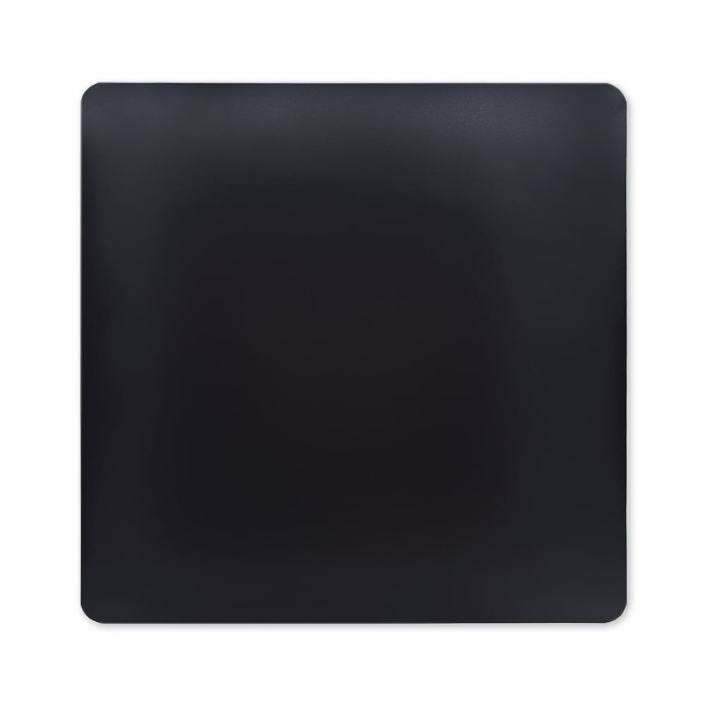 Magnetrückseite der Warntafel Überlänge/Überbreite – schwarze Fläche