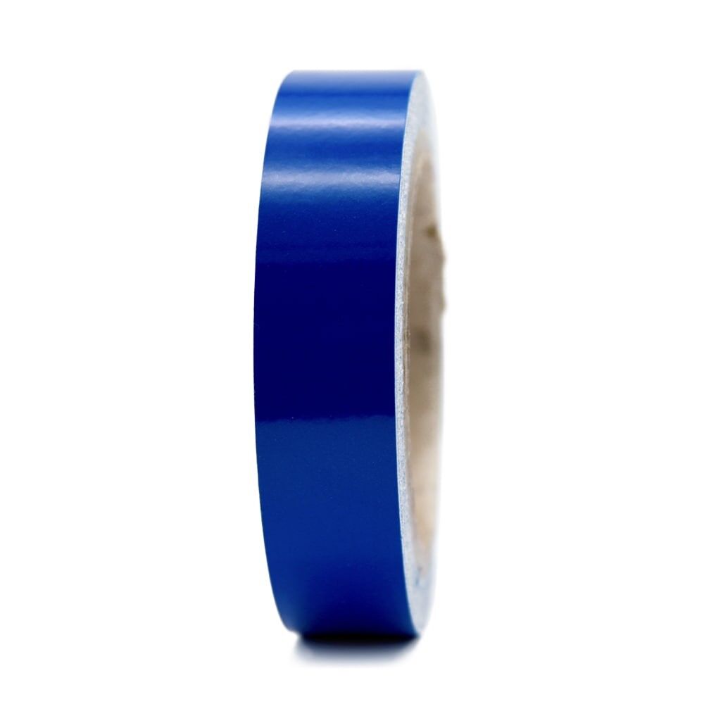 Orafol ORALITE Reflexband 5710 blau, 25 mm Rolle, Frontansicht