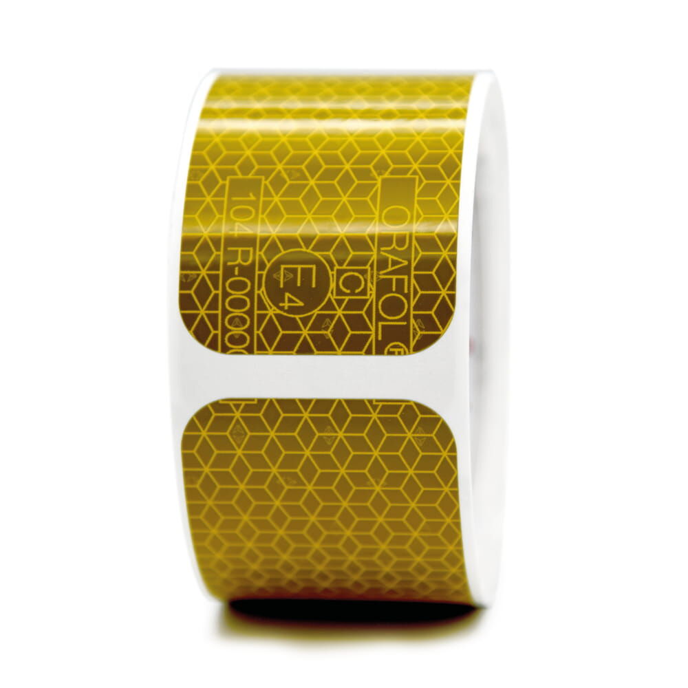 Orafol ORALITE Tanker Sticker VC 104+ gelb 10 m